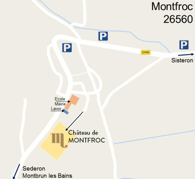 Chateau De Montfroc Bed & Breakfast Exterior photo